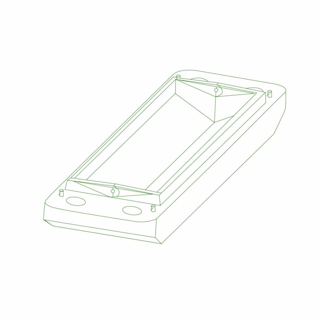 Lijntekening splijtbak